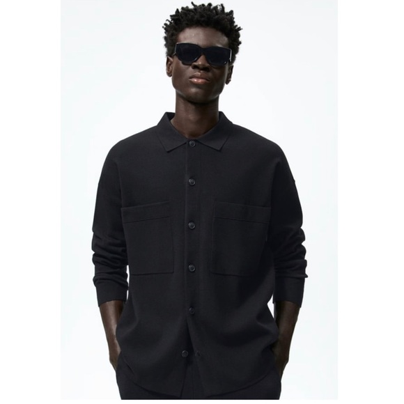 Men’s ZARA Melange Shirt M - Picture 1 of 8